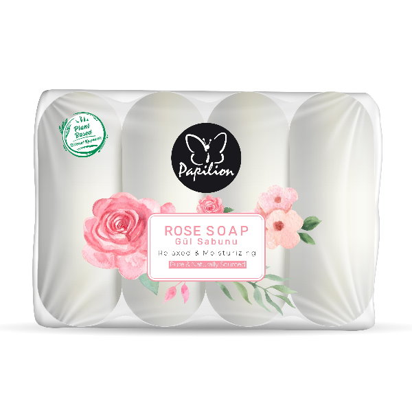 Sapun uscat 70g*4 buc, ROSE, Papilion