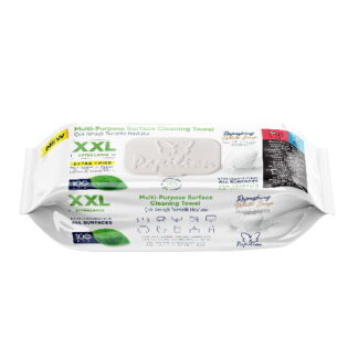 Serv. um. 100buc, XXL, p/u suprafete, WHITE SOAP, Papilion