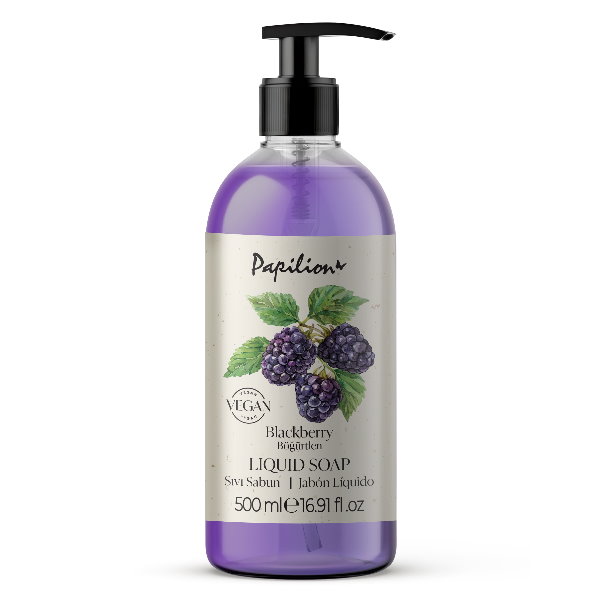 Sapun lichid 0.5L, BLACKBERRY, Papilion